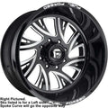 Fuel Wheels black auto part