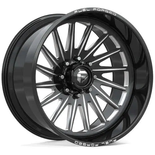 FUEL WHEELS AXIOM DL 24X12 8X170 -40 G-BLK-MCH MONOBLOCK FORGED GLOSS BLACK MACHINED FFNFF125LF25-5-34