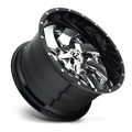 FUEL WHEELS CLEAVER 22X8.25 8X200 P 9.39 142.3 121MM CAST ALUMINUM CHROME W GLOSS BLACK LIP D240228292FBR
