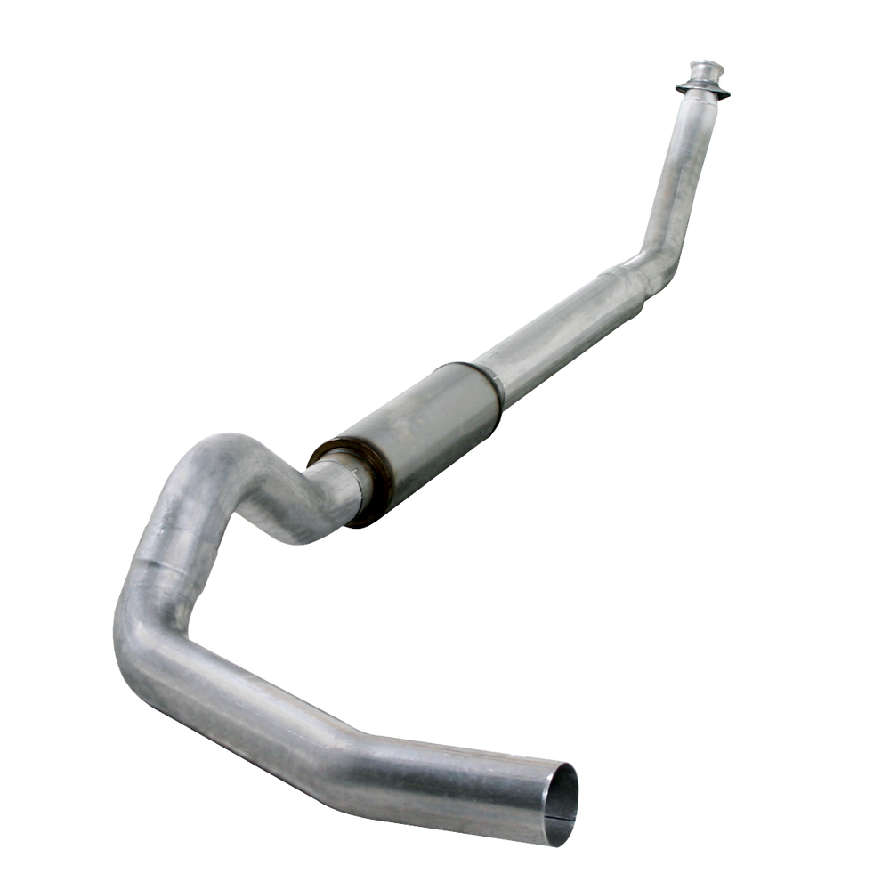 Diamond Eye KIT 5 TURBO-BACK SINGLE; ALUMINIZED: 1994-2002 DODGE CUMMINS 5.9LL; NO MUFFLER K5216A-2