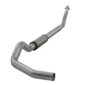 Diamond Eye KIT 5 TURBO-BACK SINGLE; ALUMINIZED: 1994-2002 DODGE CUMMINS 5.9LL; NO MUFFLER K5216A-2