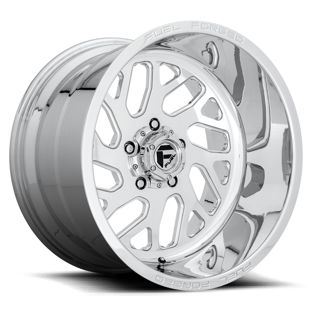FUEL WHEELS FF29 24X16 8X170 DD -101 RIGHT MONOBLOCK FORGED GLOSS BRUSHED POLISHED DD2924601745R