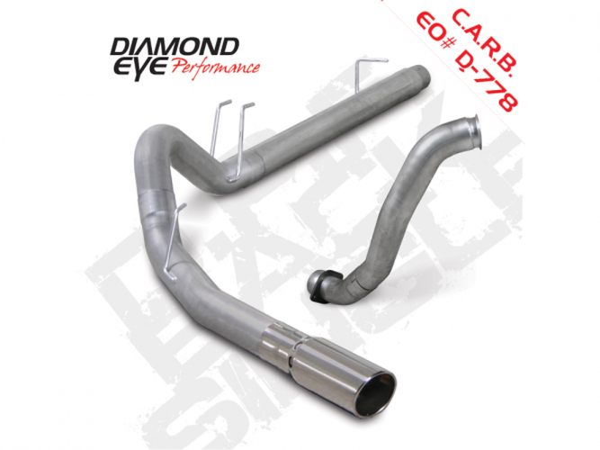 Diamond Eye Aluminized Steel Performance Exhaust System Kit