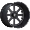 FUEL WHEELS FF113 CC 24X12 8X170 BLACK -60 LEFT FORGED ALUMINUM GLOSS BLACK MILL-MACH FFNFFC113LF25-5-34