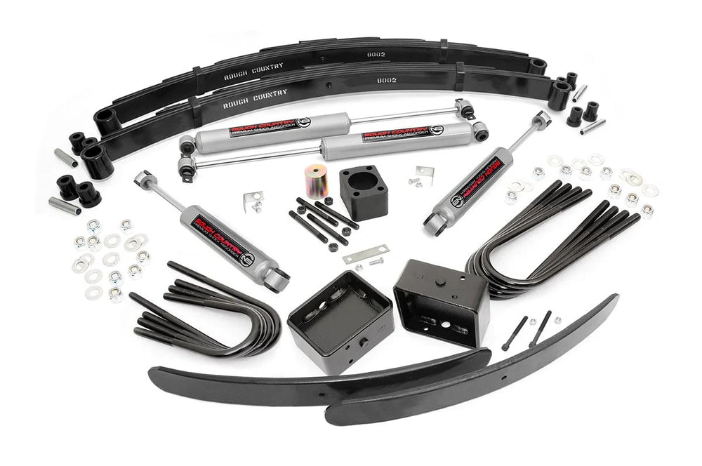 Rough Country 6 Inch Lift Kit Rear Blocks Chevy GMC C30 K30 C35 K35 Truck 4WD (77-87) 251.20