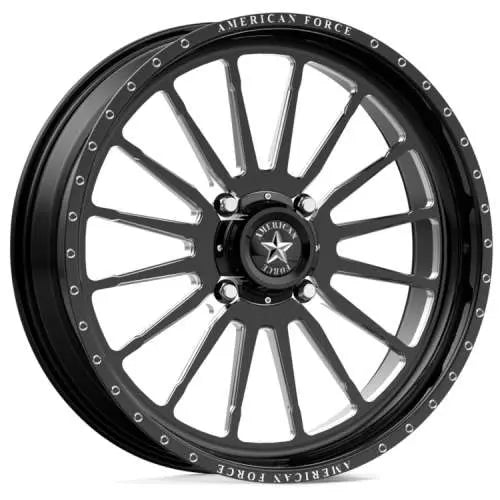 Wheel Pros American Force Powersports AFW ALPINE UTV 22X7 4X156 BLACK 0 AFTLK03E111-5-21