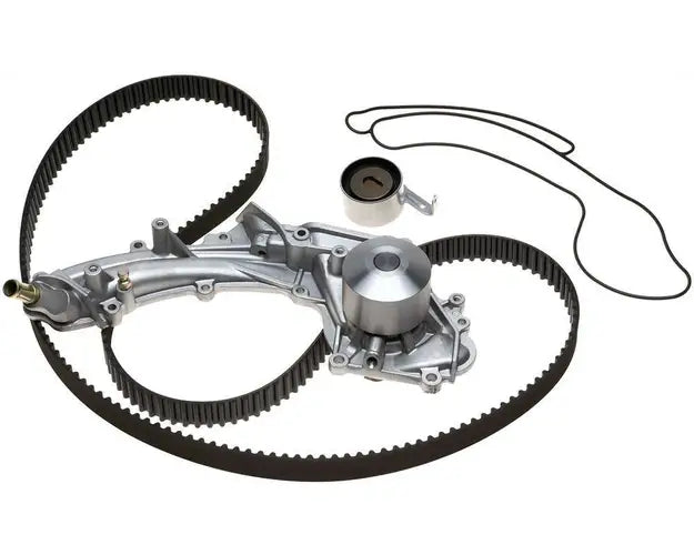 Gates 3 Components (1 Belt 1 Tensioner 0 Idlers 1 Water Pump) - Includes 2 Rubber Seal Rings
