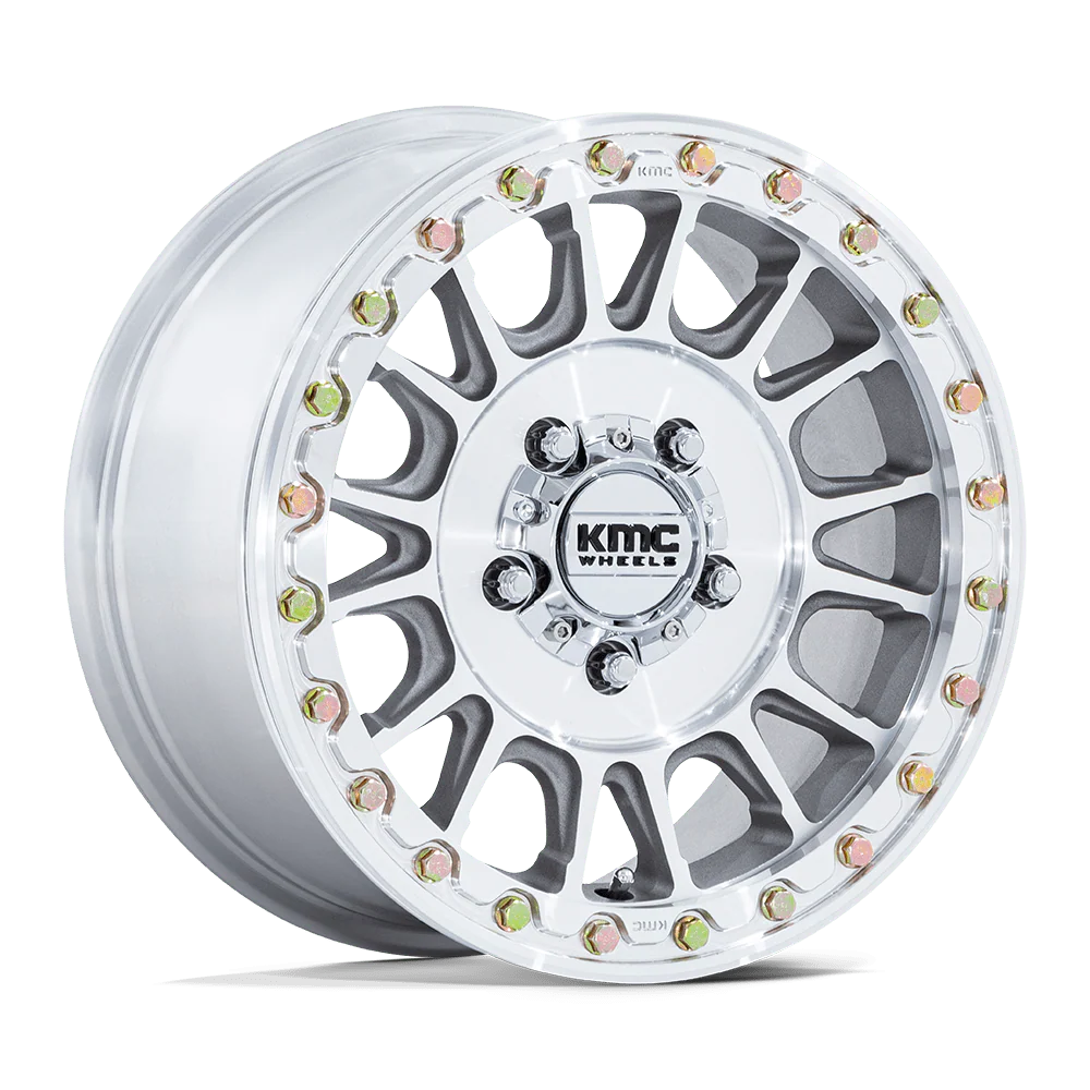 Wheel Pros NITROX FG BL 18X10.5 5X130 90 63 TITAN KM453XX1805MG264PA