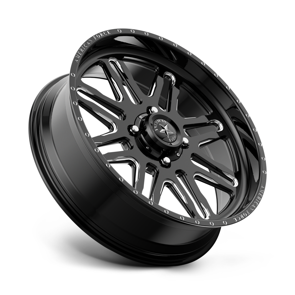 Wheel Pros American Force Powersports AFW ENERGY UTV 20X7 4X137 BLK 0 AFTOK07E172-5-21