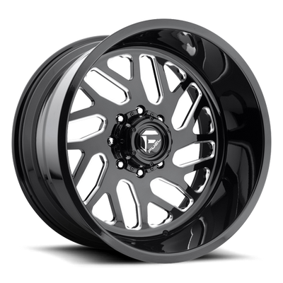 Fuel Wheels black auto part