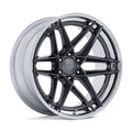 FUEL WHEELS FLIGHT 22X10 6X5.5 106 -18 G-GMTL-CH-LP FUSION FORGED GLOSS GUNMETAL W CHROME LIP FC408AP22106818N