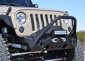 Artec NightHawk Jeep JK Front Bumper W Mid Tube Stinger - JK2303