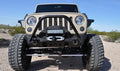 Artec NightHawk Jeep JK Front Bumper W Mid Tube Stinger - JK2303
