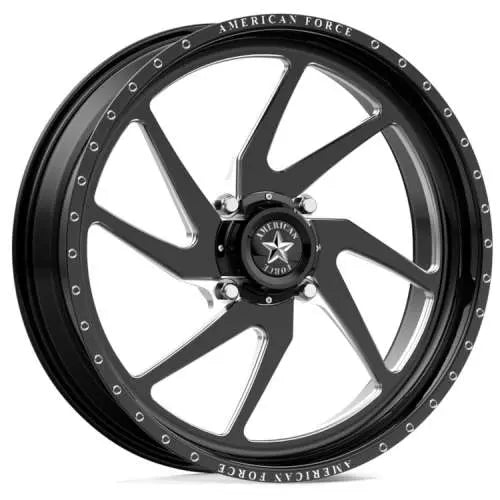 Wheel Pros American Force Powersports AFW SONIC UTV 22X7 4X156 BLK 0 LEFT AFTLK02LE111-5-21