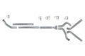 Diamond Eye 4 Aluminized Steel Race Pipe Exhaust Kit - K4214A-1-RP (Fits Select Diesel Trucks)