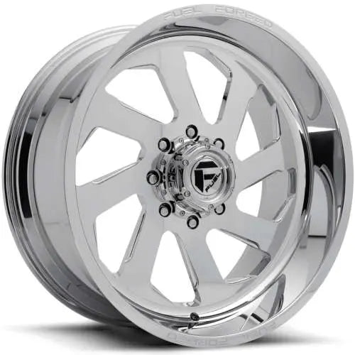FUEL WHEELS FFC39 22X12 8X180 124.2 RH -51 R MONOBLOCK FORGED GLOSS BRUSHED POLISHED DA3922201845R