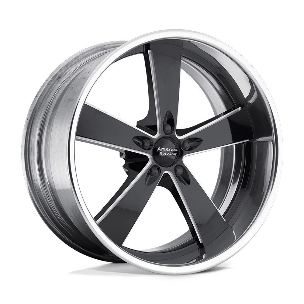 Wheel Pros American Racing Vintage VN472 22X10.5 5X4.75 G-BLK/MILL 5.75BS VN4722256157