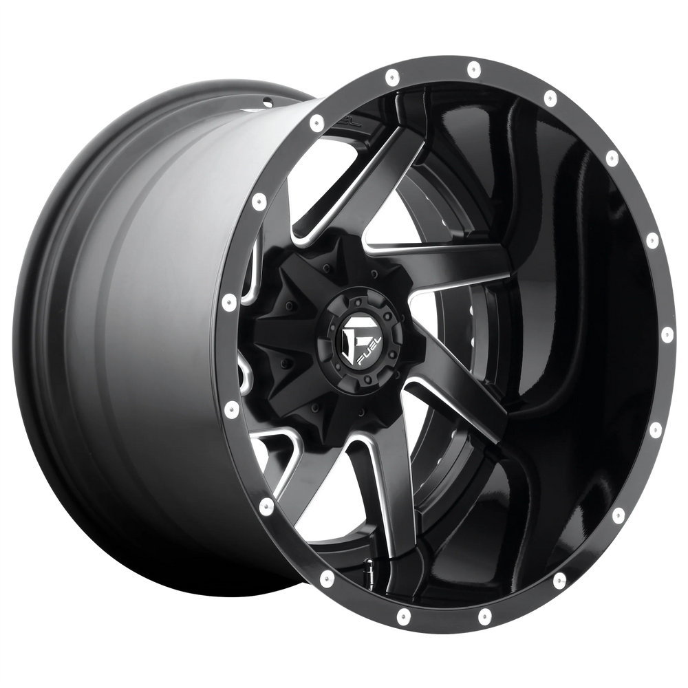 FUEL WHEELS RENEGADE 24X12 8X170 125.1 NB -43 R R CAST ALUMINUM MATTE BLACK MILLED D265242017-43R