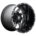 FUEL WHEELS RENEGADE 24X12 8X170 125.1 NB -43 R R CAST ALUMINUM MATTE BLACK MILLED D265242017-43R