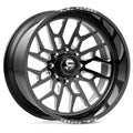 FUEL WHEELS FF113 CC 22X12 8X170 BLACK -60 LEFT FORGED ALUMINUM GLOSS BLACK MILL-MACH FFJFFC113LF25-5-34