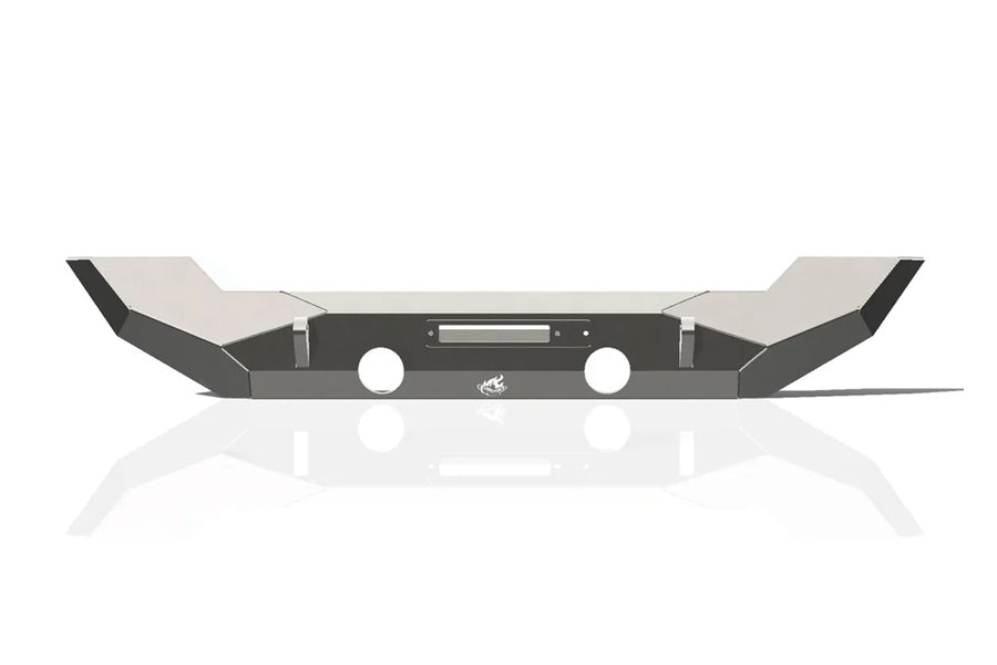Crawltek 2018-2025 Jeep Wrangler JL Pyro Front Fullwidth Bumper - Black - JL10301