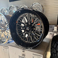 FUEL WHEELS FFC109 CCV 22X12 8X6.5 -50 G-BLK-MCH MONOBLOCK FORGED GLOSS BLACK MACHINED FFJFFC109D22-5-34