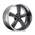 Wheel Pros American Racing Vintage VN472 20X10 5X4.5 G-BLK/MILL 7.0BS VN4722101270