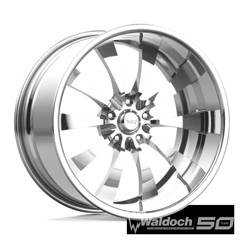Wheel Pros American Racing Forged VF499 FORGED 17X8 5X120 BLK/POL 6.0BS VF4997805260-CST