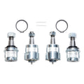 Dynatrac ProSteer Ball Joint Kit 2 Uppers 2 Lowers Knurled 2003-2013 Dodge 2500 4x4 2003-2012 Dodge 3500 4x4