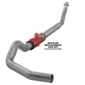 Diamond Eye K5216A-1-HX40-RP Aluminized Race Pipe Exhaust System Kit for HX40 Turbo