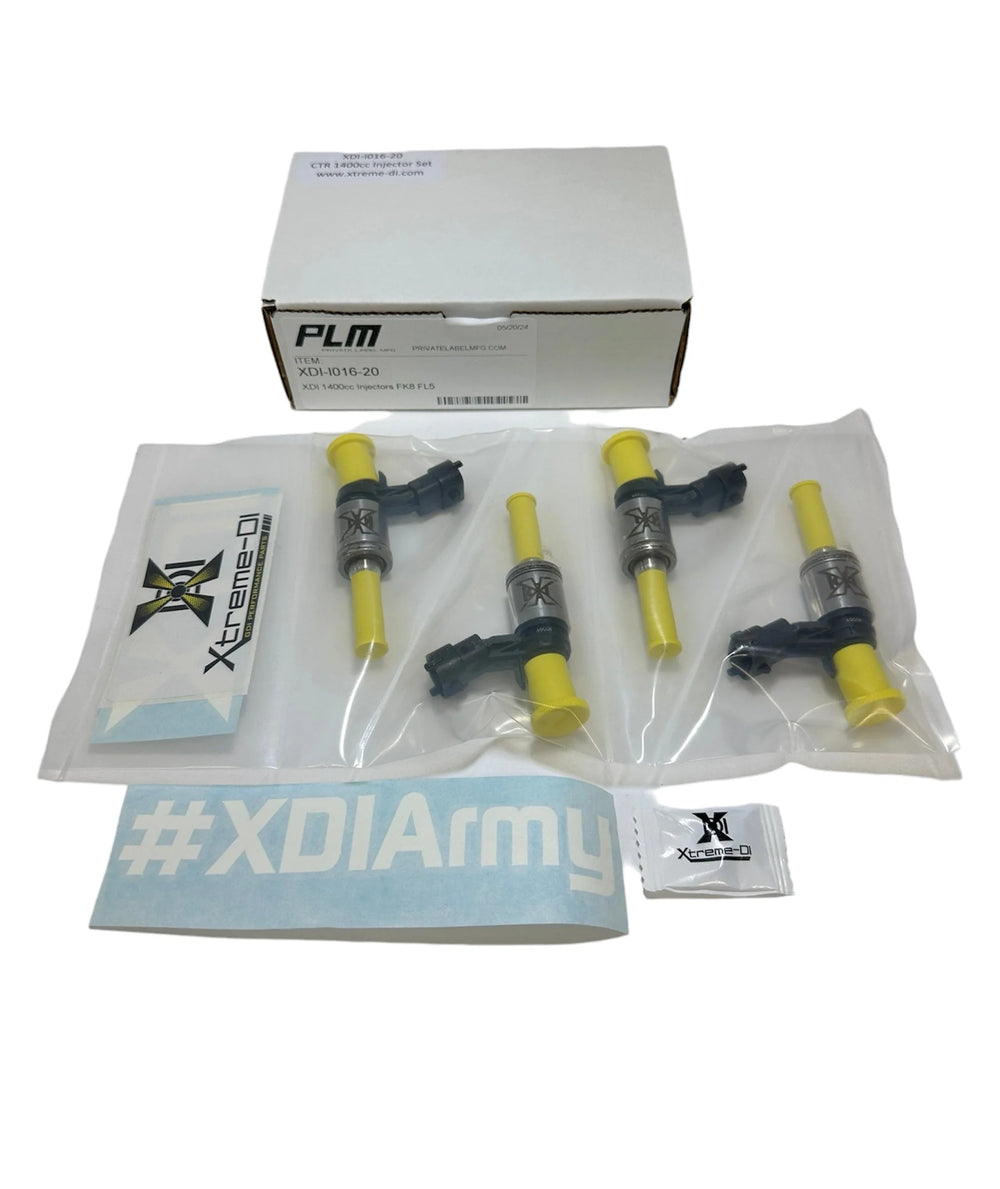Full-Race XDI 1400cc FK8/FL5 Type R Injector Set (4) XDI-i016-20