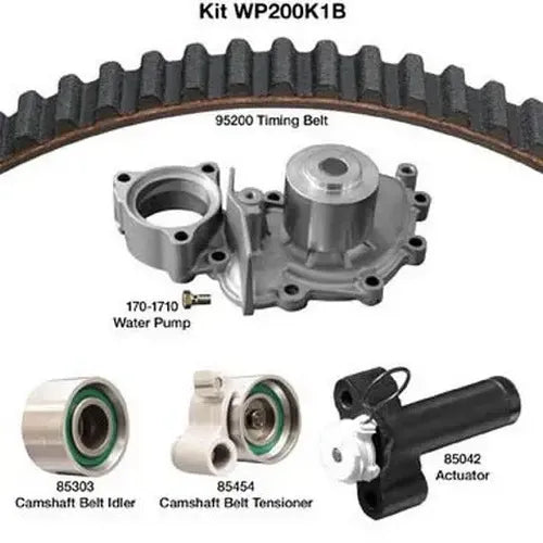 Gates 92-93 Lexus ES300 3.0L / 92-93 Toyota Camry 3.0L Timing Belt Component Kit w/Water Pump