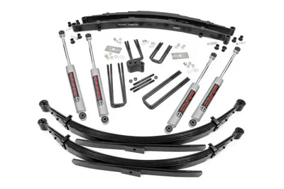 Rough Country 4 Inch Lift Kit RR Springs Dodge Plymouth Ramcharger Trailduster (74-77) 350.20