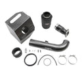 Wehrli Intake Kit Stage 2 4in. for 2017-2019 Duramax L5P Fine Texture Black Fine Texture Black 100360-FTB