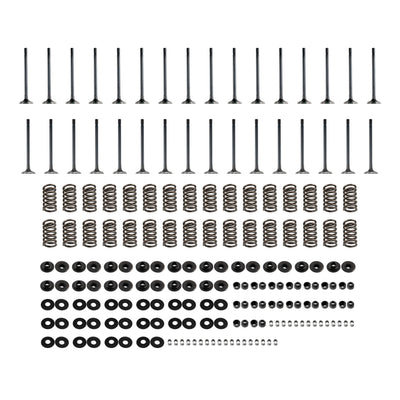 PPE Intake Exhaust Valves and Straight Valve Springs Kit Complete - GM 6.6L Duramax 2001-2016 110090083