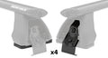 Rhino-Rack Sportz 2500 Ditch Mount Black 2 Bar Roof Rack JC-05641