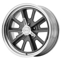 Wheel Pros American Racing Vintage VN427 COBRA 15X10 5X4.75 MG-GRY 3.5BS VN427516135