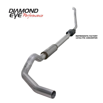 Diamond Eye KIT 5 TURBO-BACK SINGLE; ALUMINIZED: 1994-1997.5 FORD 7.3L F250 F350 POWERSTROKE; NO MUFFLER; NOT FOR SALE IN STATES WITH CARB EQUIVALENCY STANDARDS K5314A-2
