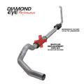 Diamond Eye K5314A-1-RP Aluminized Race Pipe Exhaust System Kit