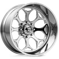 FUEL WHEELS FF114 CC 24X12 8X180 POLISH -60 FORGED ALUMINUM POLISHED FFNFFC114G24-1-34