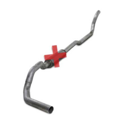 Diamond Eye EXHAUST KIT WITHOUT CLAMPS K4209A-1