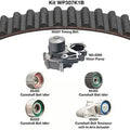 Gates 06-08 Subaru Legacy/Outback Stock Replacement Timing Belt Component Kit w/ Water Pump (Belt Te