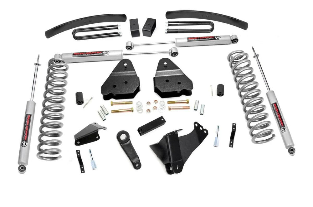 Rough Country 6 Inch Lift Kit Diesel Ford F-250 F-350 Super Duty 4WD (2005-2007) 593.20