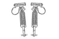 BDS 2024-ON Toyota Tacoma Front Coilover 2.5 Truck PS IFP 0-2.25 Lift FOX98702008