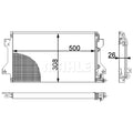 Mahle A C Condenser AC 239 000P