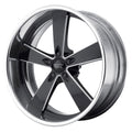 Wheel Pros American Racing Vintage VN472 20X10 5X4.5 G-BLK/MILL 5.7BS VN4722106557