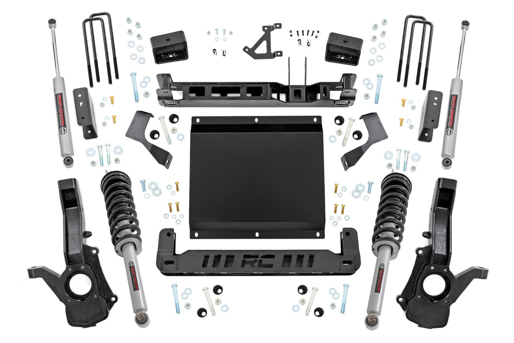 Rough Country 4 Inch Lift Kit N3 Shocks Chevy GMC Canyon Colorado 4WD (2023-2026) 13230