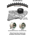 Gates 87-93 Mazda B2200 Pickup 4-Cyl. 2.2L Timing Belt Component Kit w/Water Pump