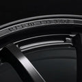 Gram Lights 57NR LIMITED II 18x9.5 +42 5-112 Semigloss Black Wheel w/ Black Cap/Stickers/Air Valve
