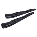 9916 F250/F350 SUPER DUTY CREW CAB 5IN CURVED BLACK OVAL TUBES
